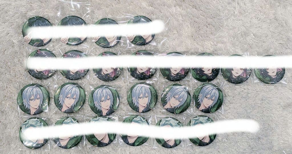 シルバー ブレイジングジュエル 缶バッジ