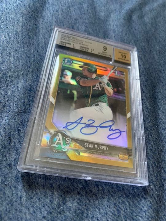 その他 Sean Murphy Auto Bowman Chrome Gold Sean Murphy 2018 Bowman Chrome 1st Auto Gold | Mercari