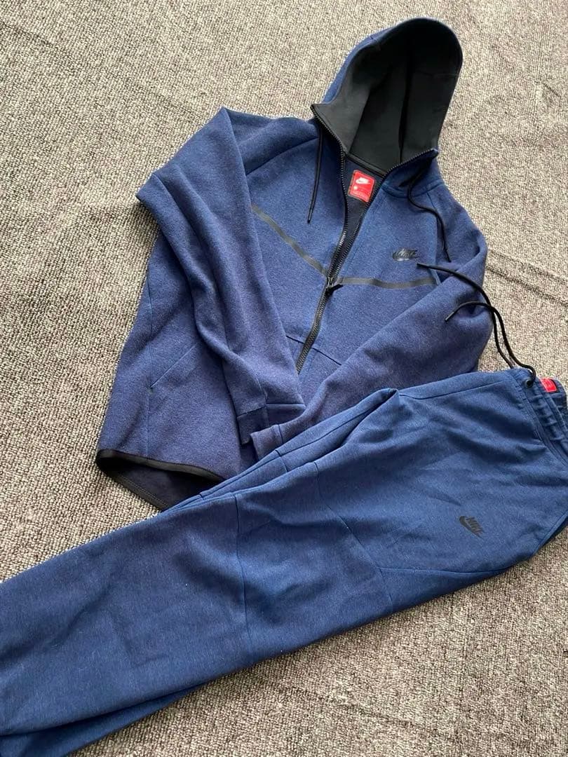 NIKE Tech Fleece セットアップ ネイビー 451系