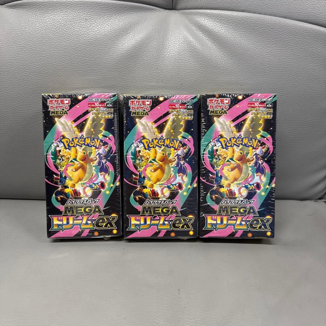 ポケモンカードMEGAドリームex 3BOXシュリンク付 - メルカリ