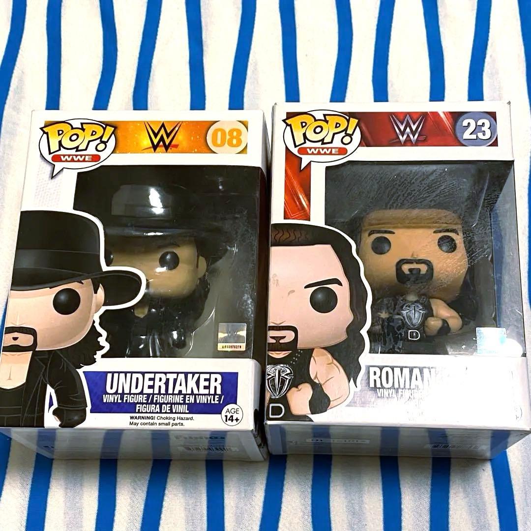 WWE POP funko『アンダーテイカー＆ローマン・レインズ』２体セット