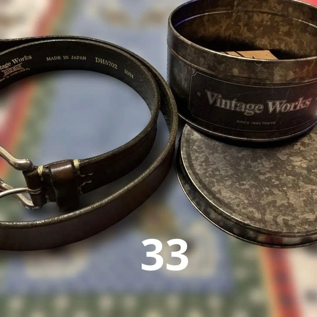 Vintage Works レザー ベルト DH5702 33