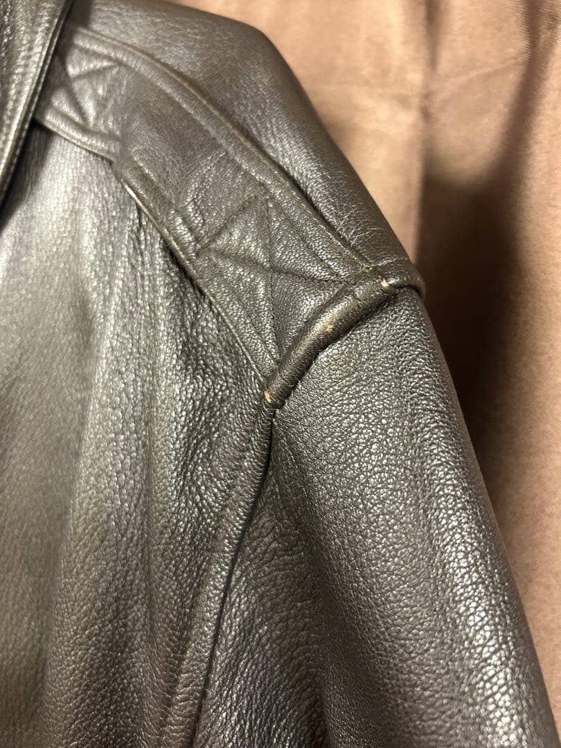 L.L.Bean レザージャケット XL ブラックレザーブルゾン