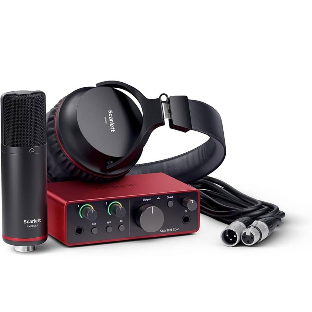 【極美品】Focusrite Scarlett Solo Studio 第4世代 Scarlett Solo 4th Generation | Focusrite