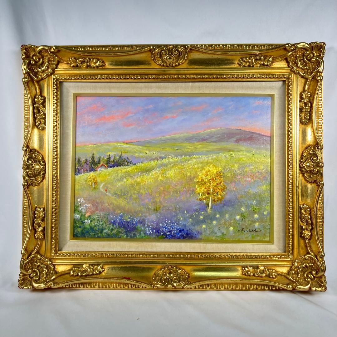 【二科展審査員】原良次 油彩作品 二科会々員 昭和期洋画 真作