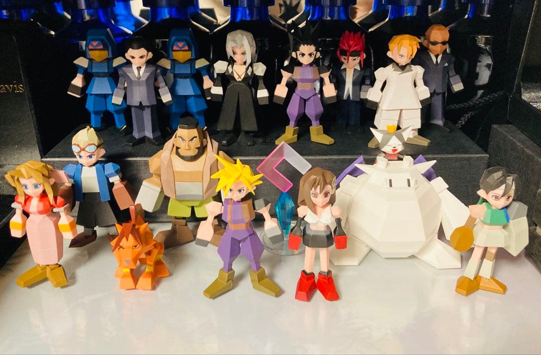 FF7 一番くじ ポリゴンフィギュア G賞 セット ファイナルファンタジーⅦ 一番くじ G賞 ポリゴンフィギュア クラウド