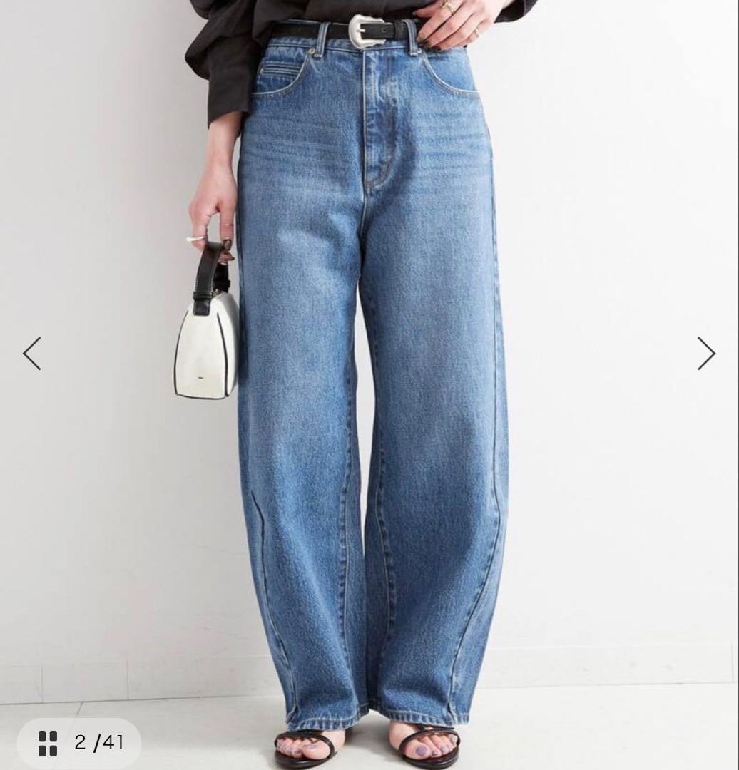 DU JOUR デニム　バレルレッグデニム　カーブデニム　B.C STOCK