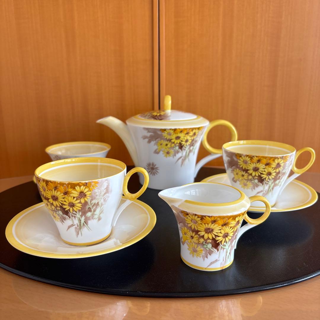 イギリスアンティーク シェリーShelley花柄ティーセット