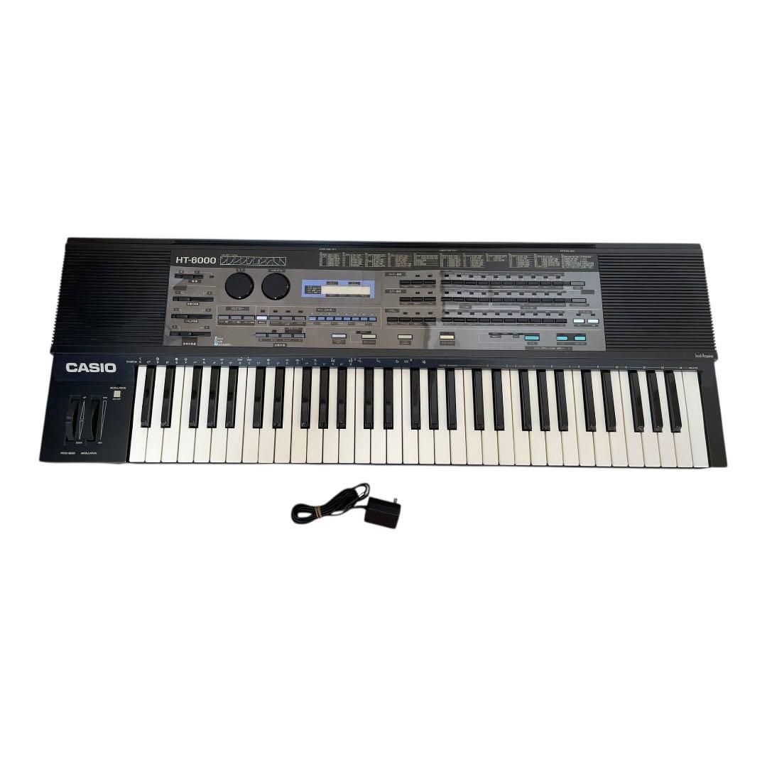 カシオ シンセサイザー HT-6000 音出し確認のみ 現状品 Casio HT-6000 - 1987年のフラッグシップモデル : r/synthesizers