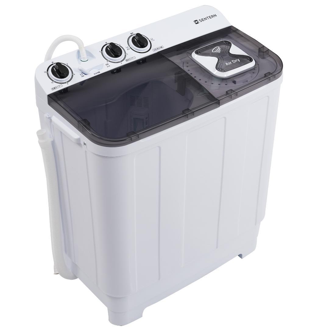 二槽式洗濯機 縦型洗濯機 洗濯7kg/脱水槽4.5kg 大容量 小型洗濯機