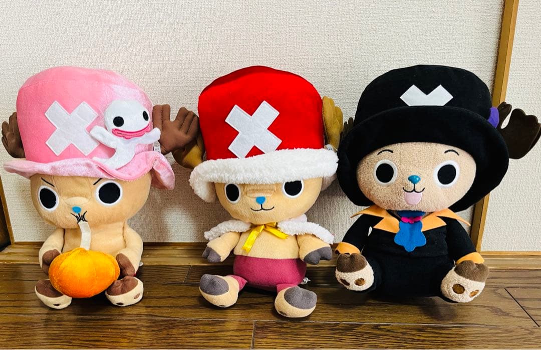 ワンピース　大　レアもの非売品ぬいぐるみ ONE PIECE - ワンピース ぬいぐるみ ヤマト・エース・モモの助 全3種