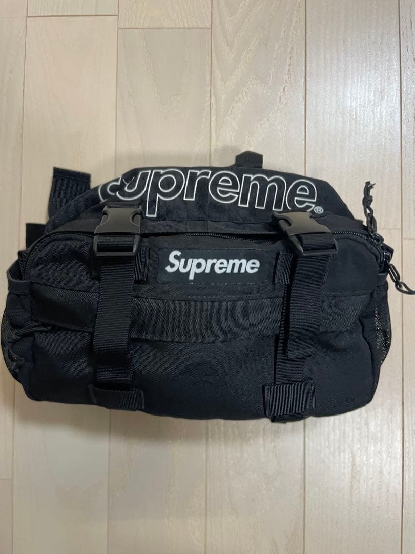Supreme 2019ボディバッグ ブラック コーデュラ