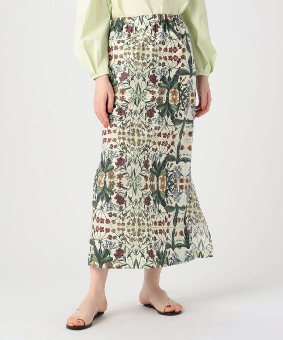 caban パレルモフラワー　スカート　コットン