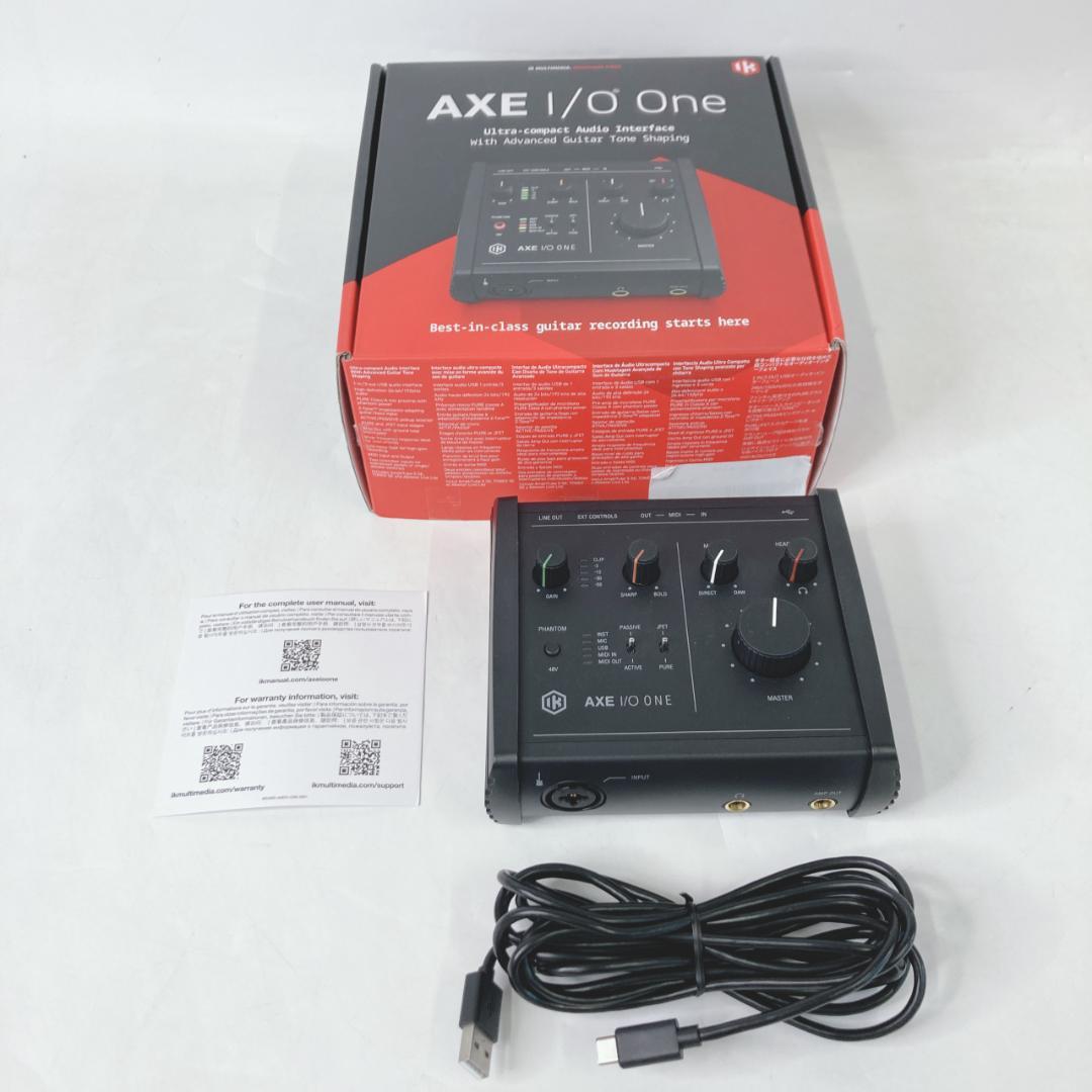 IK Multimedia AXE I/O ONE オーディオインターフェイス