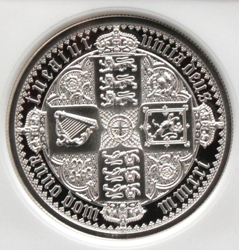 2021年イギリス ゴシッククラウンリバースシールド2oz NGC PF70UC