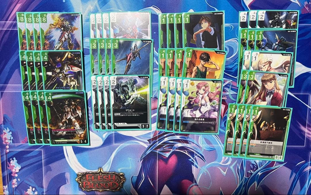ガンダムカードゲーム　緑白Wデッキ 構築済みデッキ〕緑白ウイング | デッキ販売 | ガンダムカードゲーム