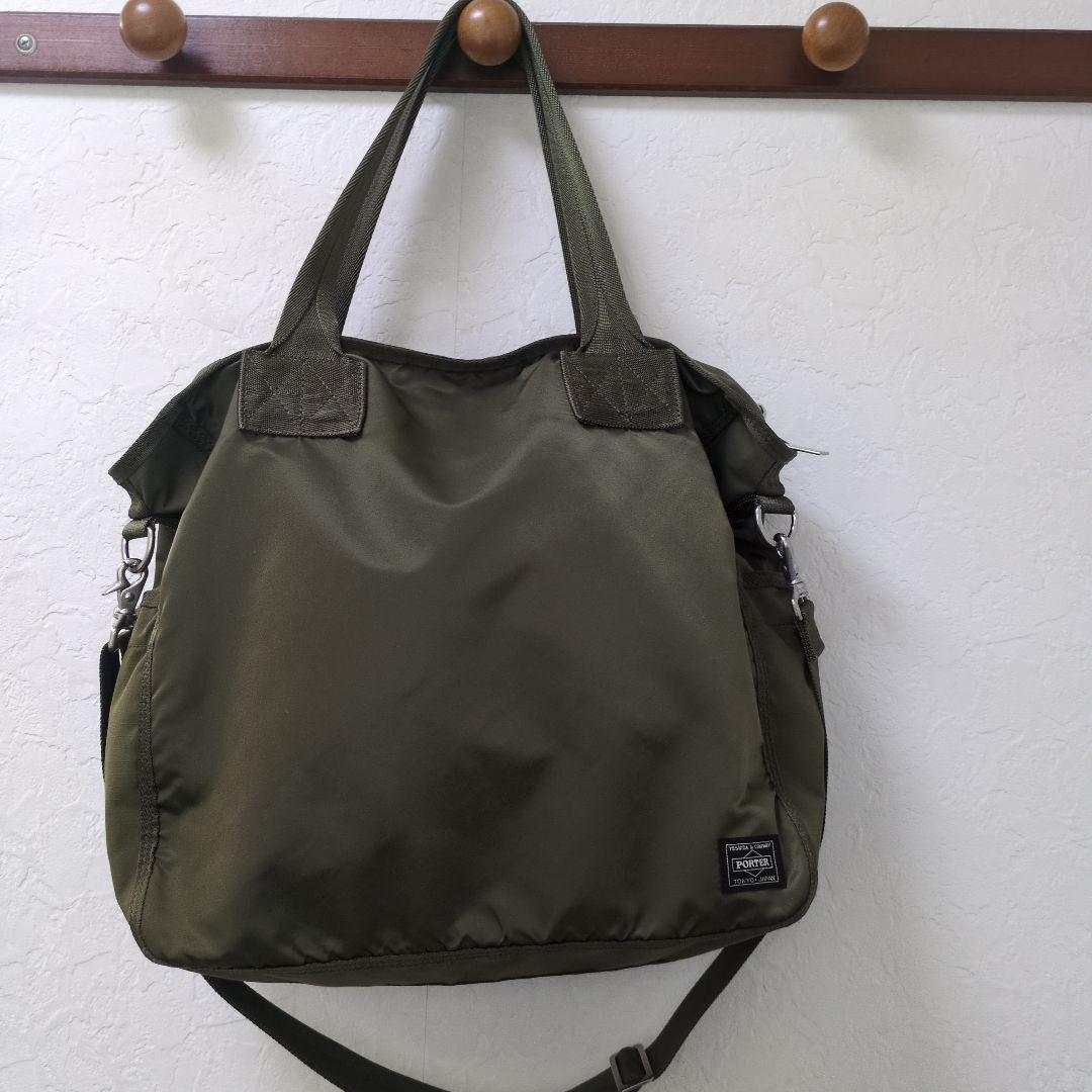 大幅値下げ！PORTER トートバッグ オリーブ色