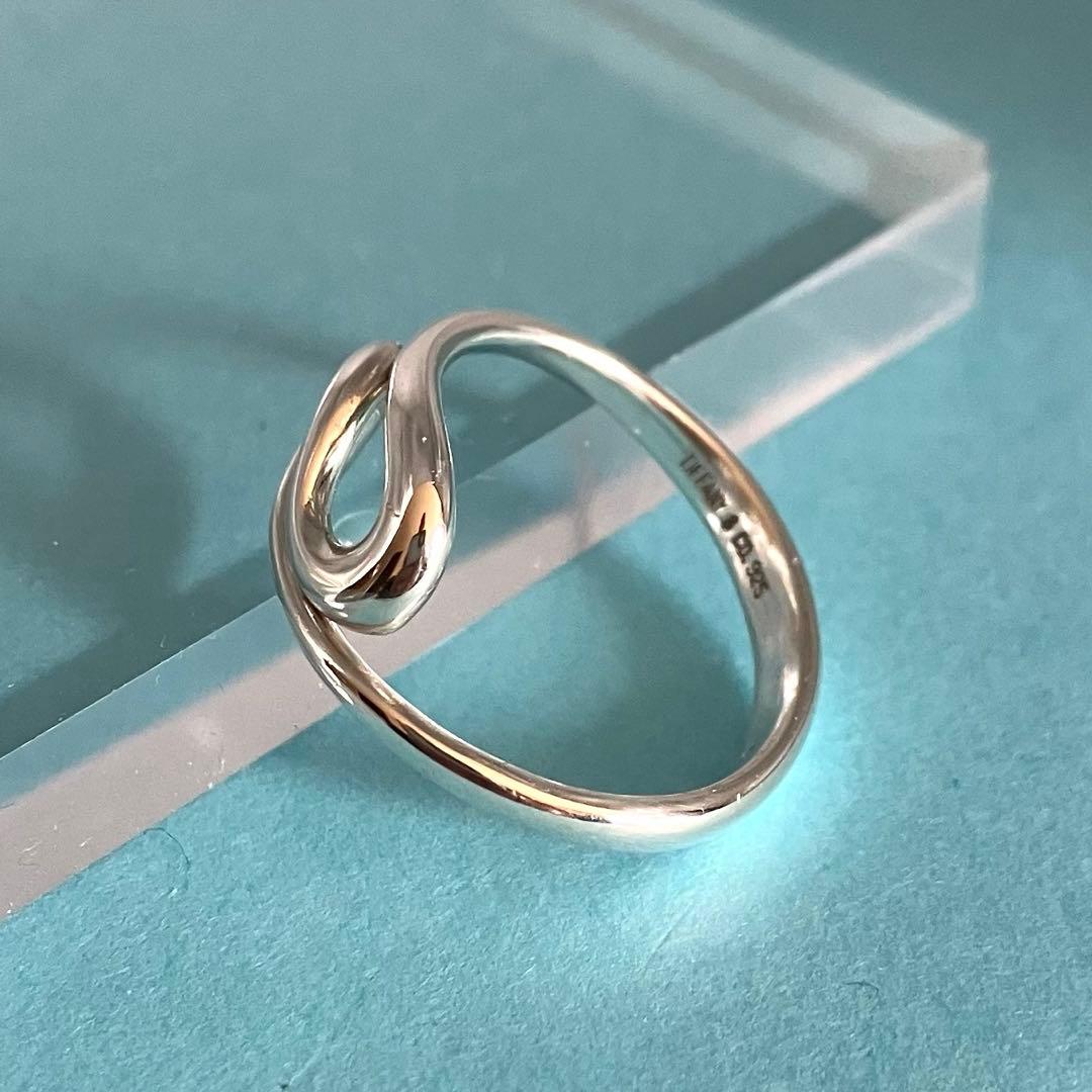美品 TIFFANY＆Co ティファニー オープンウェーブ リング 約12号