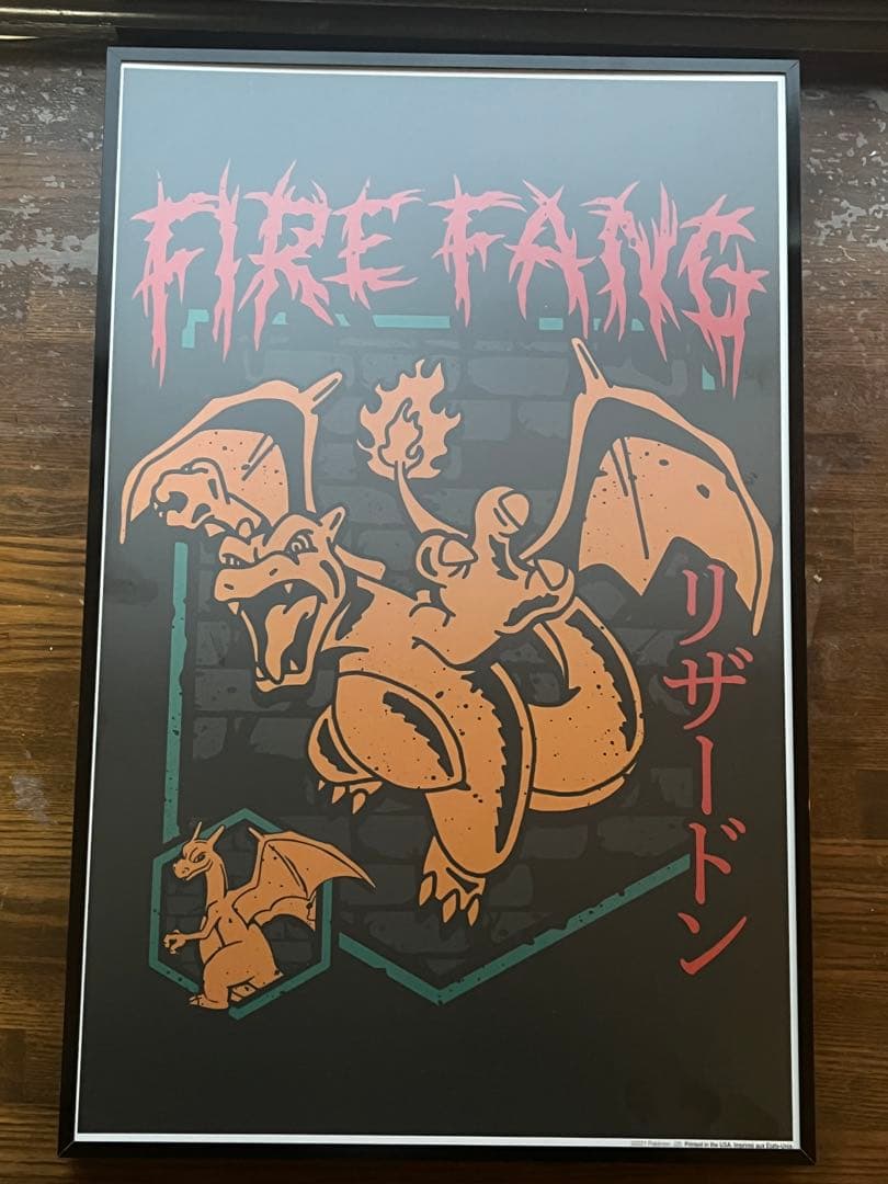 ポケモン　リザードン　ポスター　海外ポケモンセンター　正規品