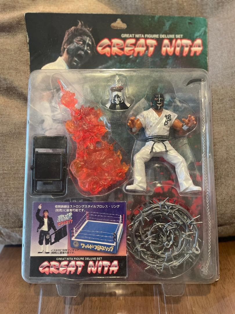 希少☆絶版品　グレートニタ キャラプロフィギュア 大仁田厚 プロレス 格闘技 希少☆絶版品 グレートニタ キャラプロフィギュア 大仁田厚 プロレス