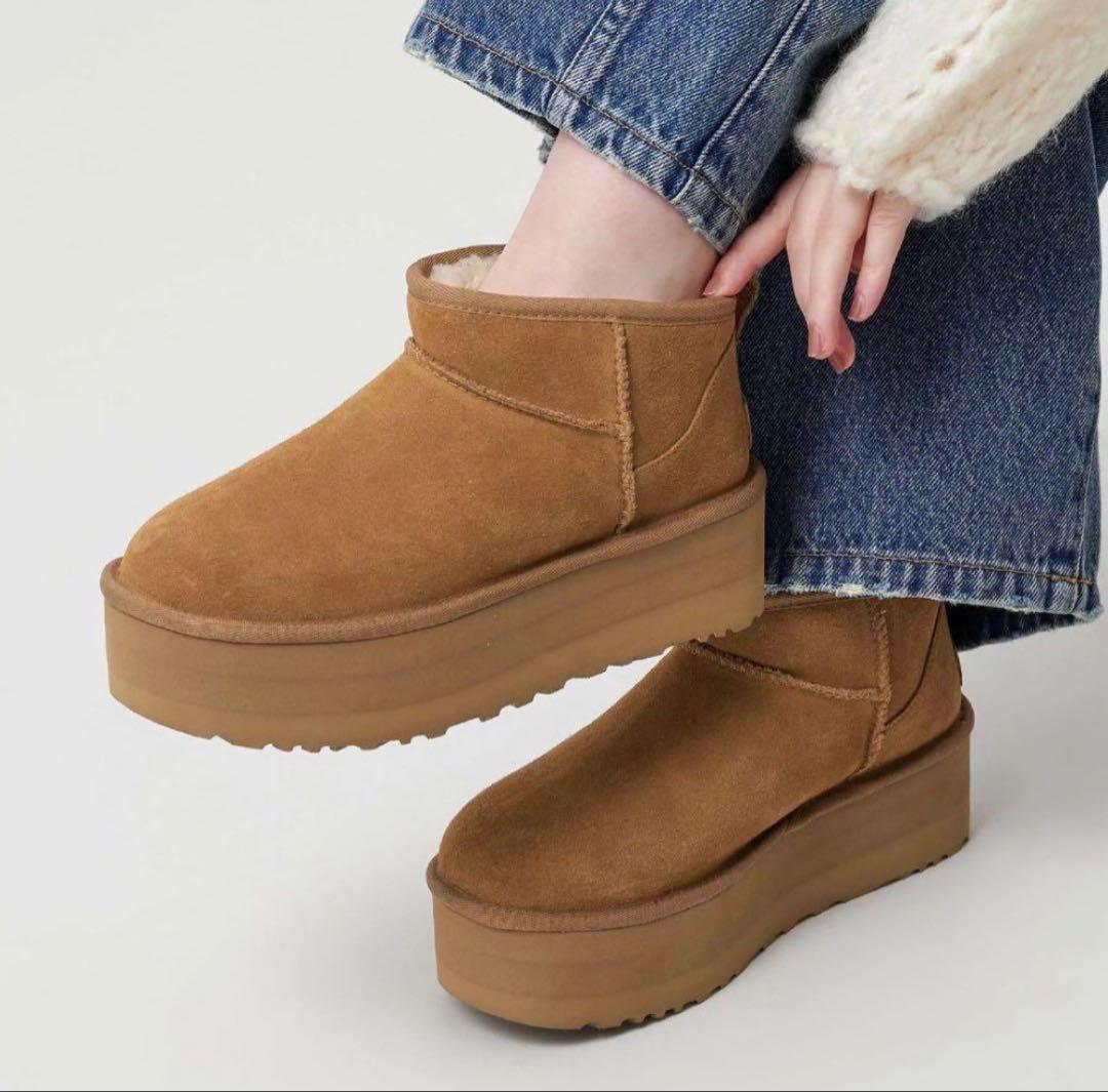 【正規品】 【即日発送可】UGG クラシック ウルトラ ミニ プラットフォーム
