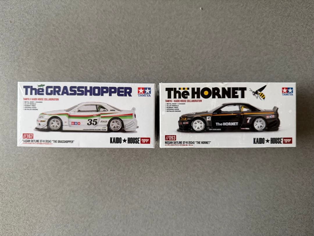 kaido house R34 ホーネット グラスホッパー セットTAMIYA