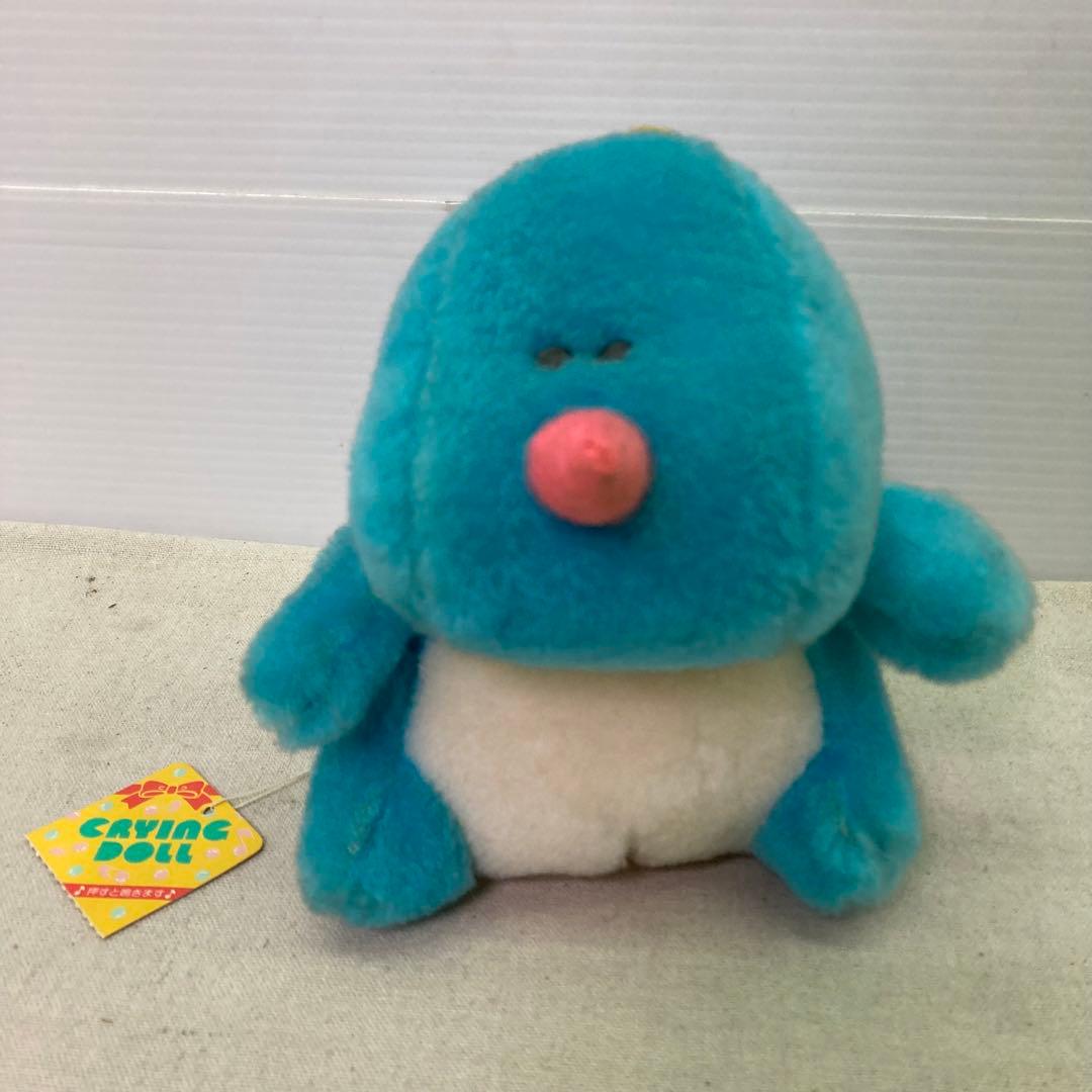 【激レア★タグ付き】サンリオ　SANRIO　恐竜　ぬいぐるみ　1984年製　希少