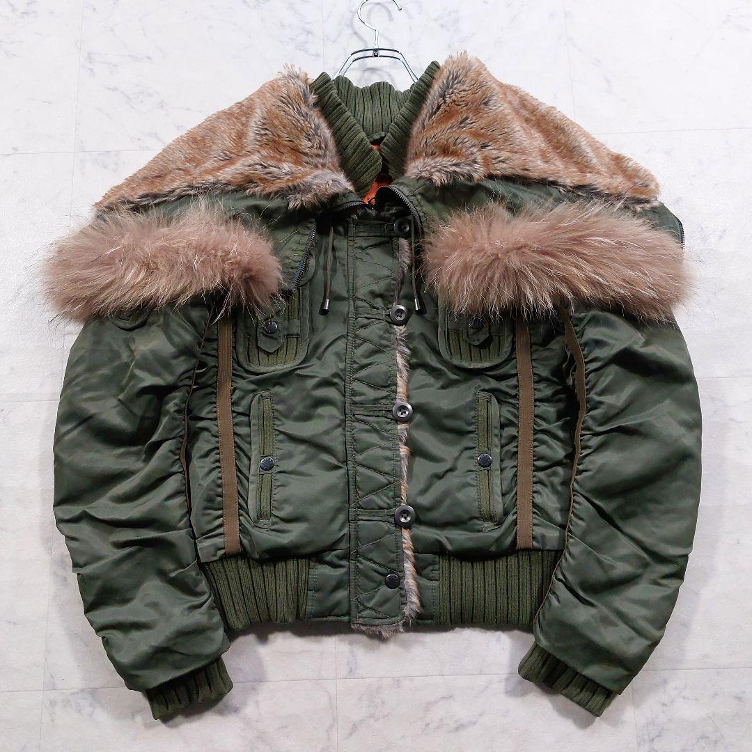 アヴィレックス AVIREX N2B ミリタリージャケット S リアルファー