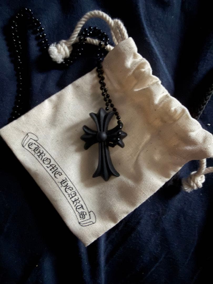 【限定値下げ】CHROME HEARTS ラバーネックレス　正規品