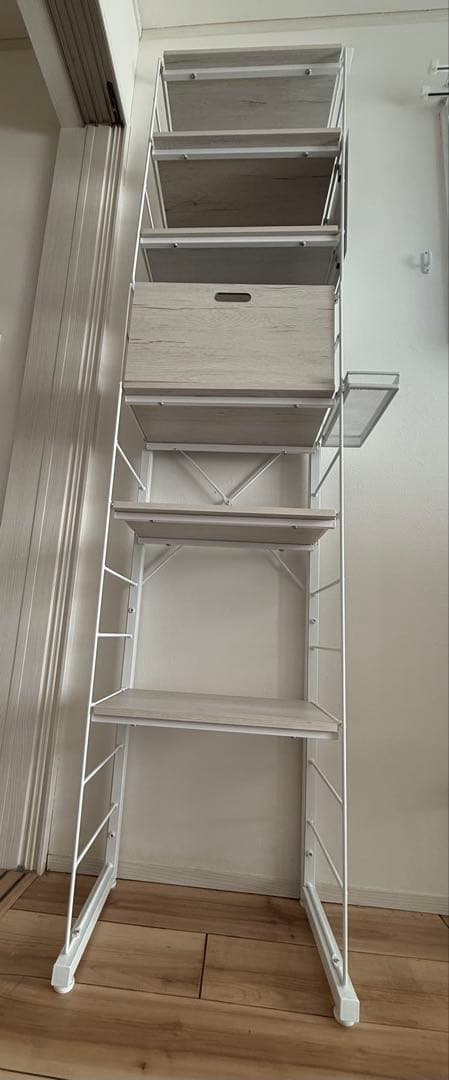 ニトリ　Nポルダ幅40センチ　追加パーツ付き　ホワイト　白