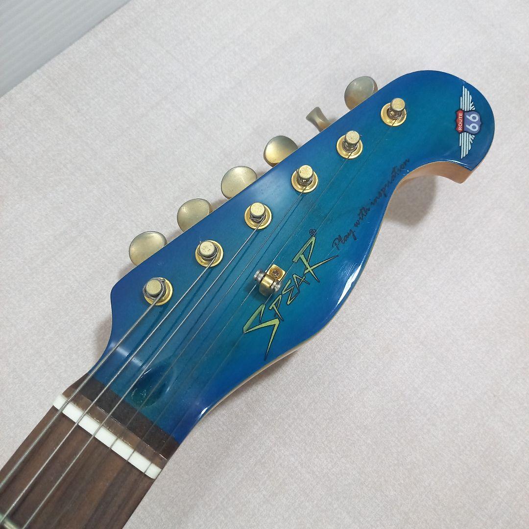 SPEAR GUITAR シンライン ブルー テレキャスター セミホロウ - メルカリ