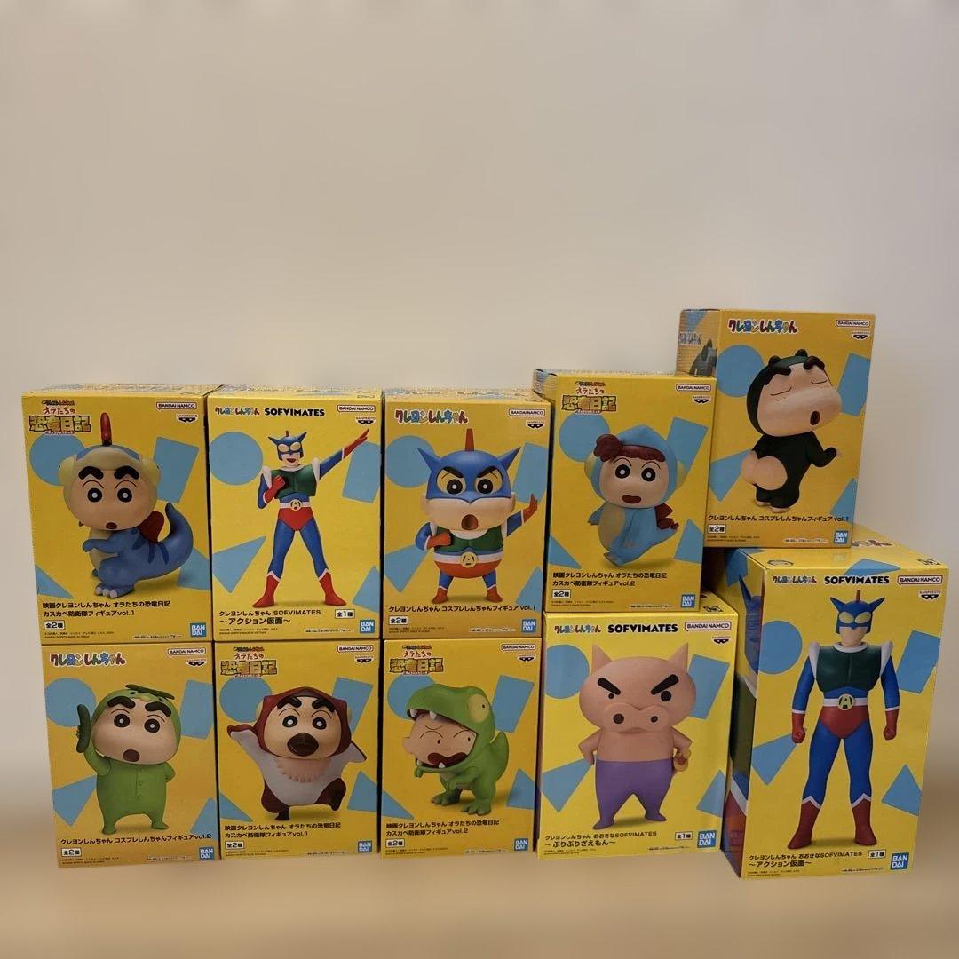 クレヨンしんちゃん　フィギュア　ソフビ　まとめ売り 8体セット】クレヨンしんちゃんフィギュア コスプレ 海外限定品｜Yahoo