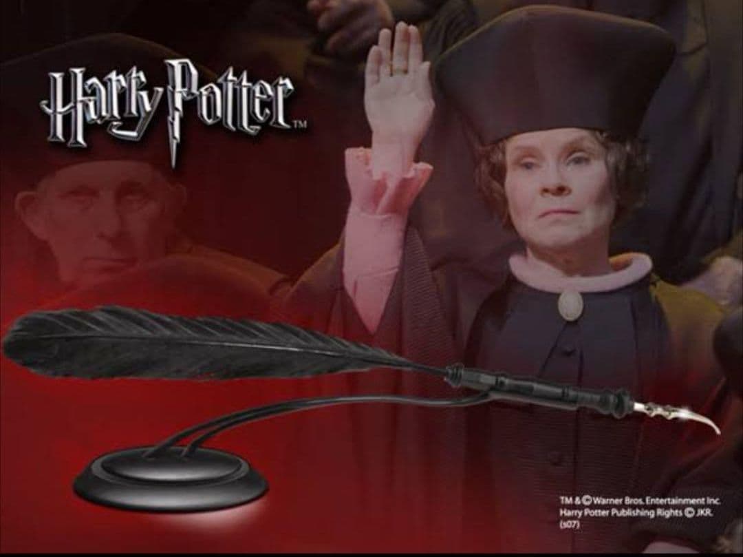 【新品】ハリーポッター アンブリッジ 罰則羽ペン ノーブルコレクション レプリカ