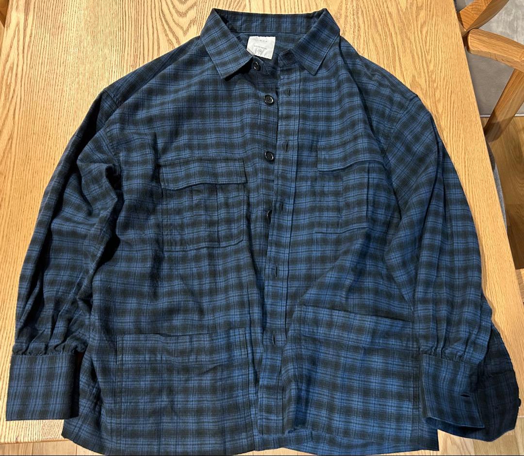 KAJA CHECK FLANNEL SHIRT JACKET サイズ2