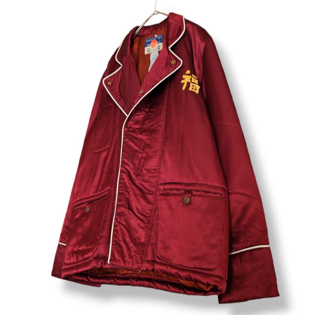 【未使用】ブラックミーンズ サテン パディングジャケット ベトジャン スカジャン