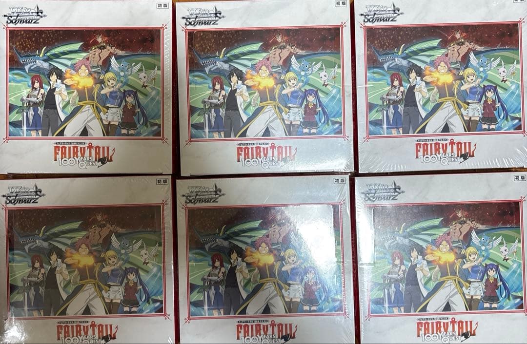 新品未開封　フェアリーテイル 100年クエスト 6box ヴァイスシュヴァルツ