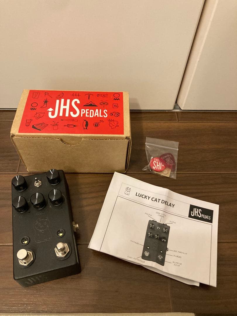 ギター JHS Pedals Lucky Cat Delay BLACK