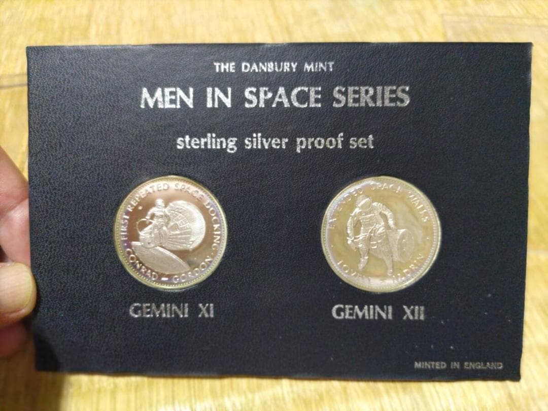Gemini 11＆12　シルバーメダル（2枚）1966年　アポロ以前の宇宙計画