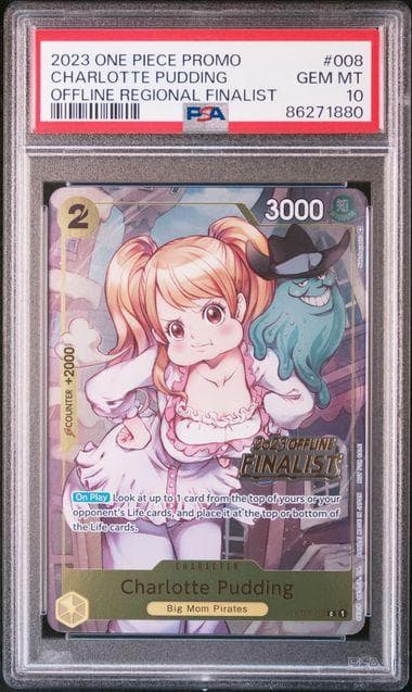 ワンピース カードゲーム 2023 ONE PIECE PROMO Charlotte Pudding PSA 10 Charlotte Pudding ST07-008 Girls Edition Promo One Piece