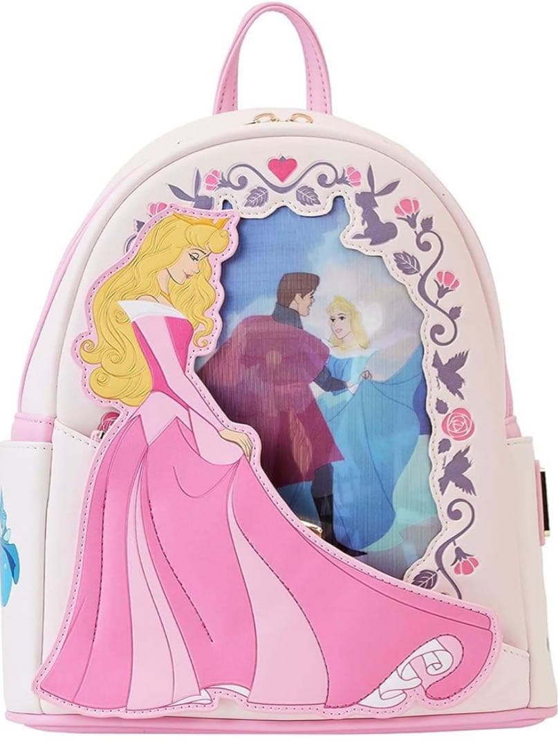 Loungefly ピンクオーロラ姫 リュックサックバックパック 眠れる森の美女