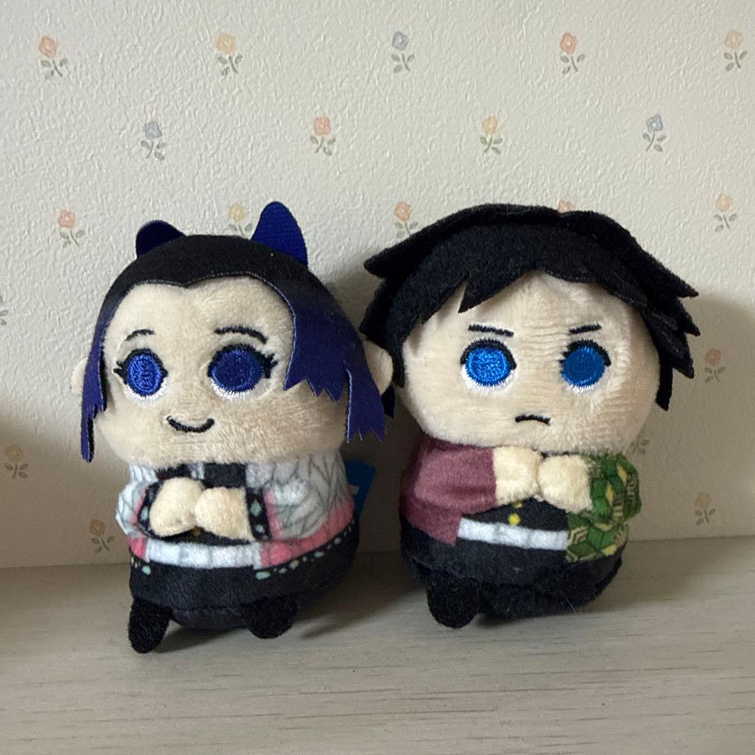 鬼滅の刃 ミニミニフレンズ 冨岡義勇 胡蝶しのぶ ぬいぐるみ