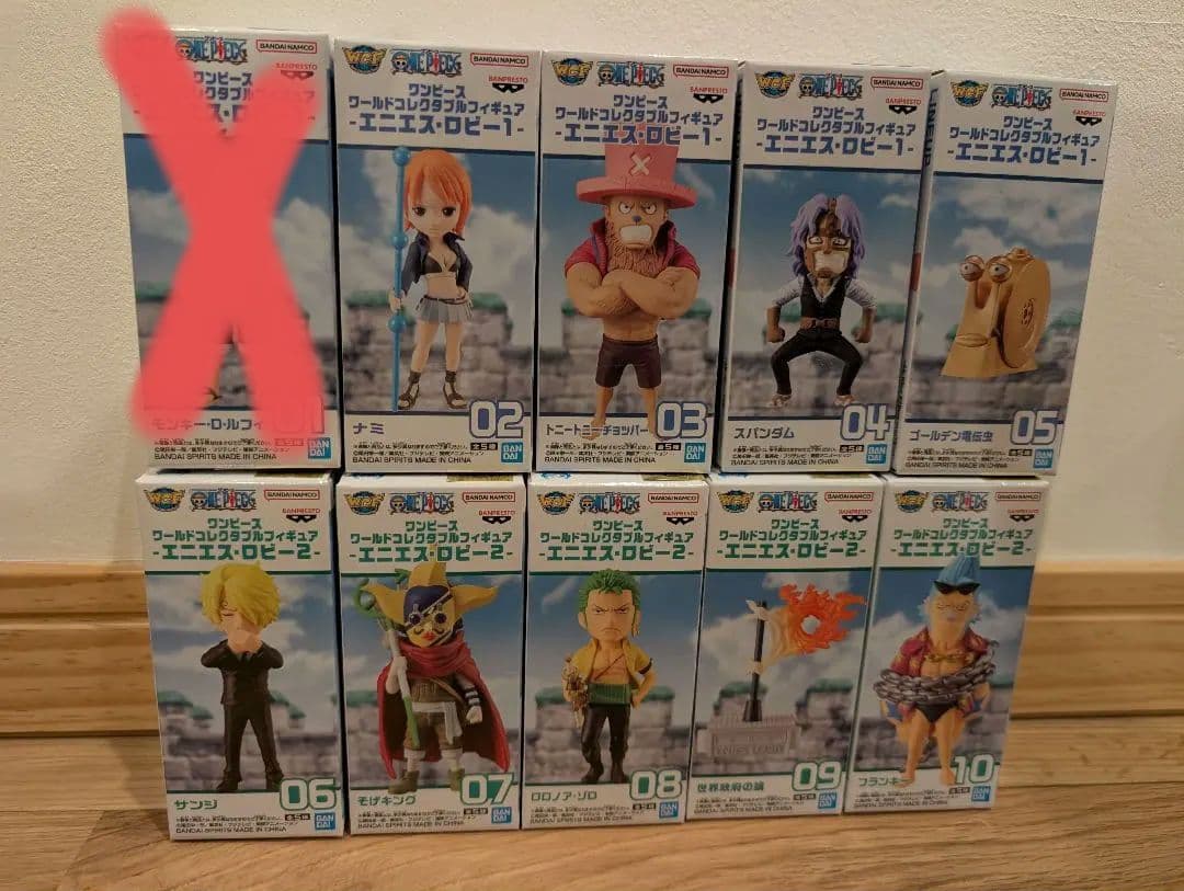 ワンピース ワーコレ エニエス ロビー セット ワールドコレクタブルフィギュア