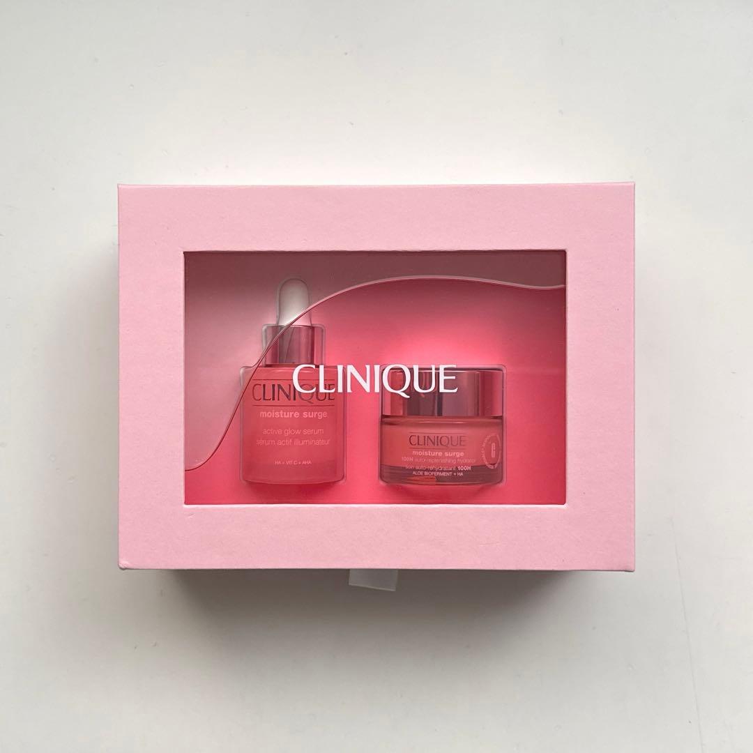 クリニーク モイスチャーサージ グロウ ファイン セラム ジェルクリーム