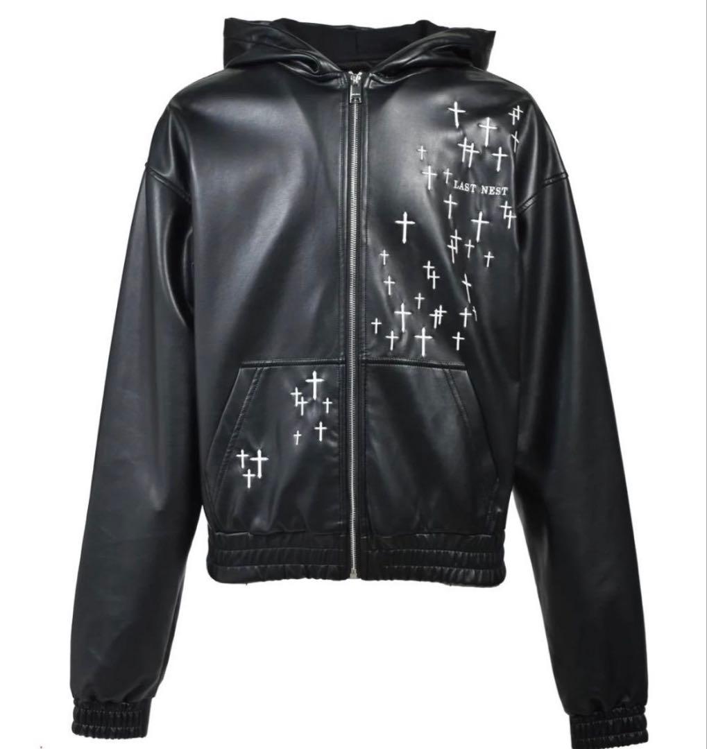 LAST NEST レザージャケットXL 数回着用 LAST NEST(ラストネスト)商品ページ - Leather Swing Top - Black