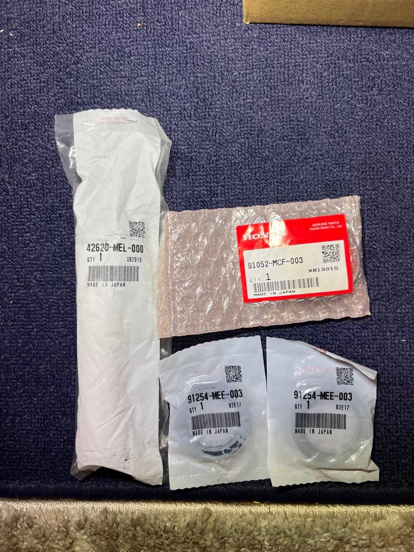 【前後セット品】cbr1000rr sc57 ホイールベアリング交換部品