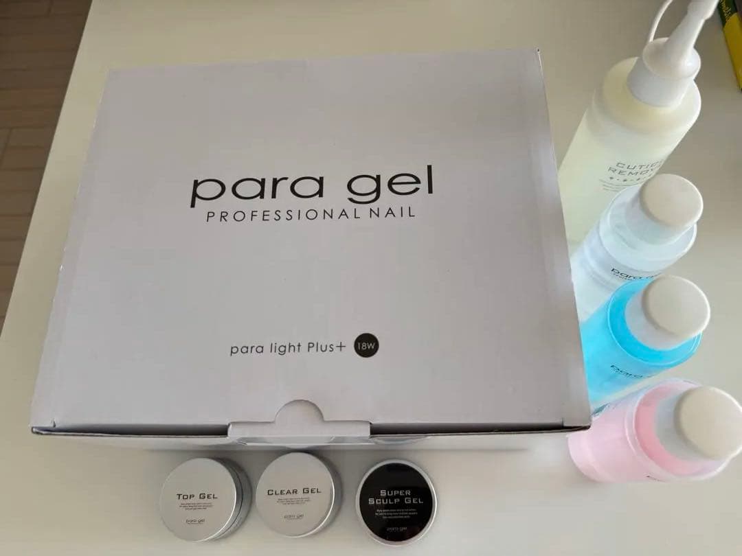 パラジェル plus＋18Wコードレス　セット para gel パラライト