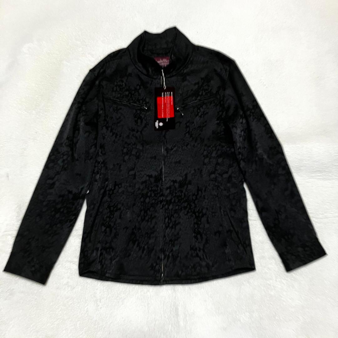 TORNADO MART 20AW クラウドレオパードシングルライダース L TORNADO MART 20AW クラウドレオパードシングルライダース L