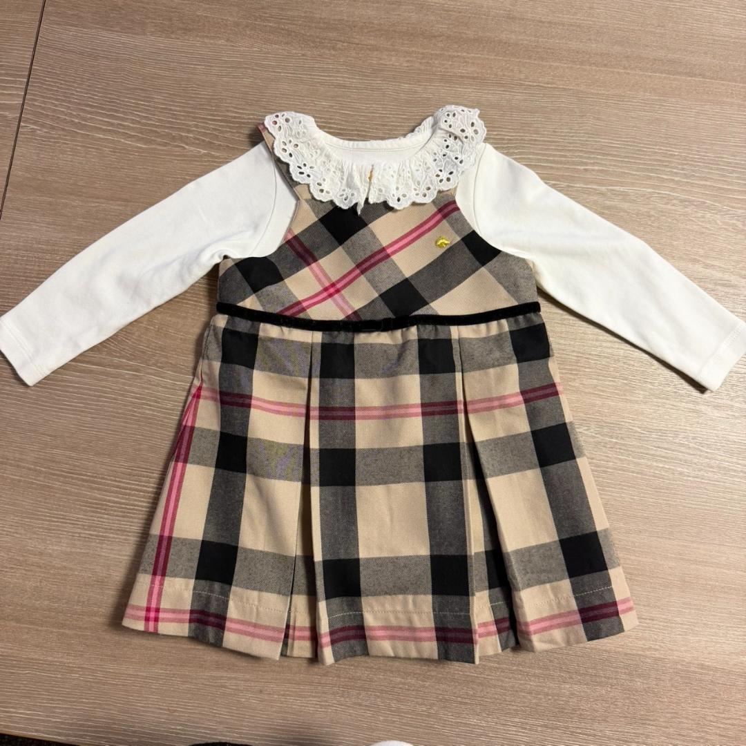 Kate Spade Newyork チェック柄ワンピースセット 90cm