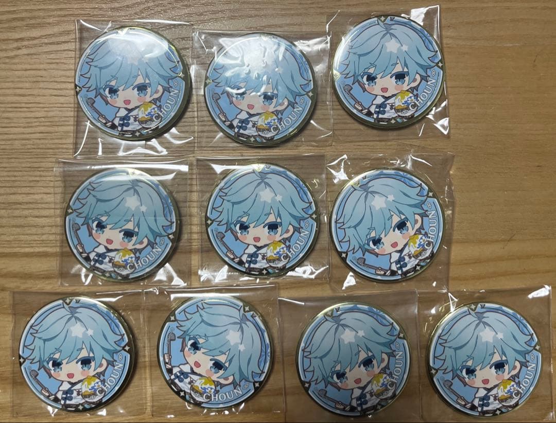 原神 重雲 スイーツパラダイス スイパラ 缶バッジ 10個