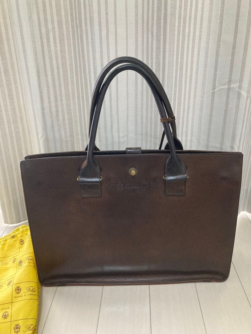 Felisi 本革 ビジネスバッグ ダークブラウン Felisi（フェリージ） 最大51%☆3/8限定 正規品1年保証 ブリーフケース